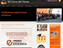 Tablet Screenshot of iescerrodelviento.com